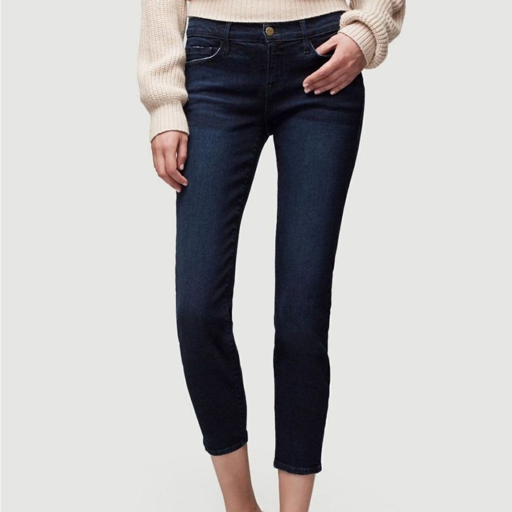 Frame le skinny de jeanne crop jeans Lauretta 26